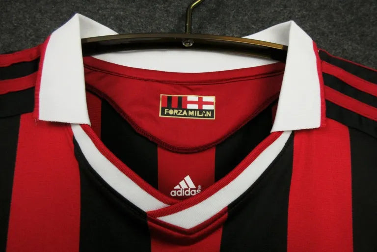 2009-2010 AC Milan Home Kit Long Sleeve