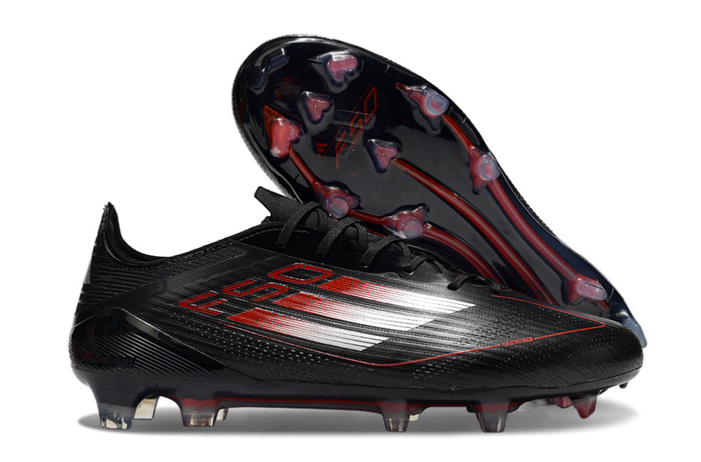 F50 Elite FG Laced Black/Red