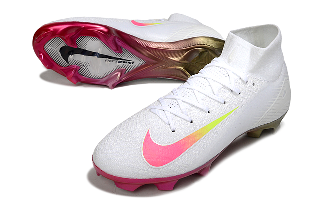 Superfly 10 Elite FG White/Pink