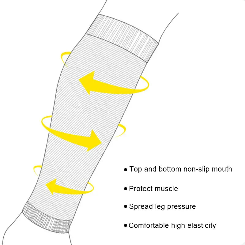Pre Cut Long Soccer Compression Socks