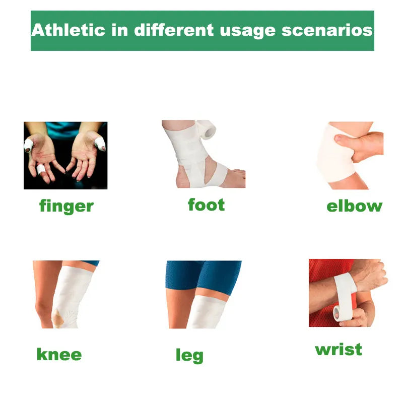 Football Athletic Tape Set – Cotton Wrap & PU Foam Bandage