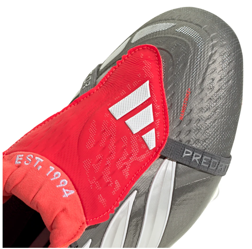 Predator Elite FT FG - Iron Metal/White