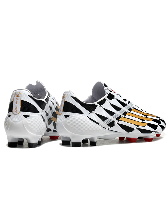 F50 Adizero FG White Black