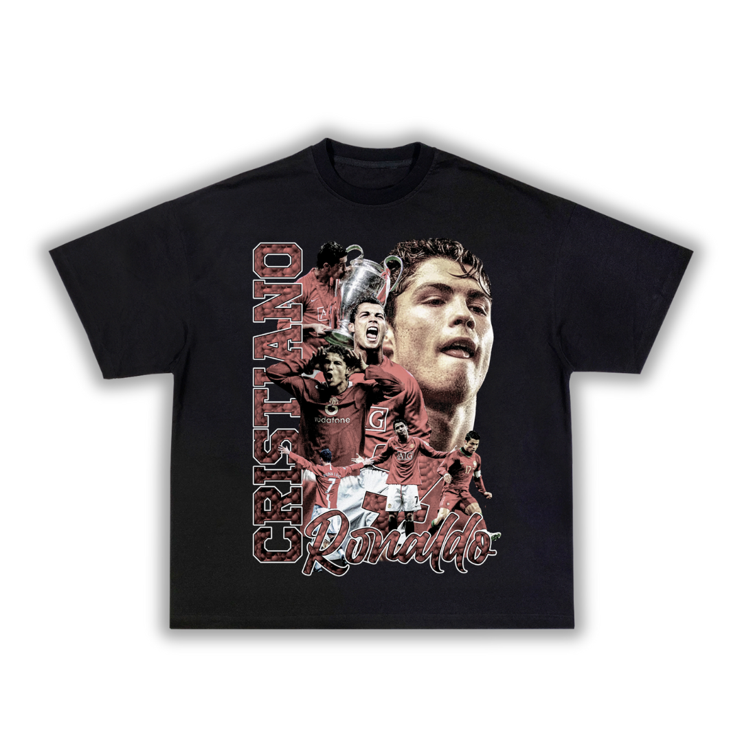 CR7 Vintage Grahpic Oversized Tee