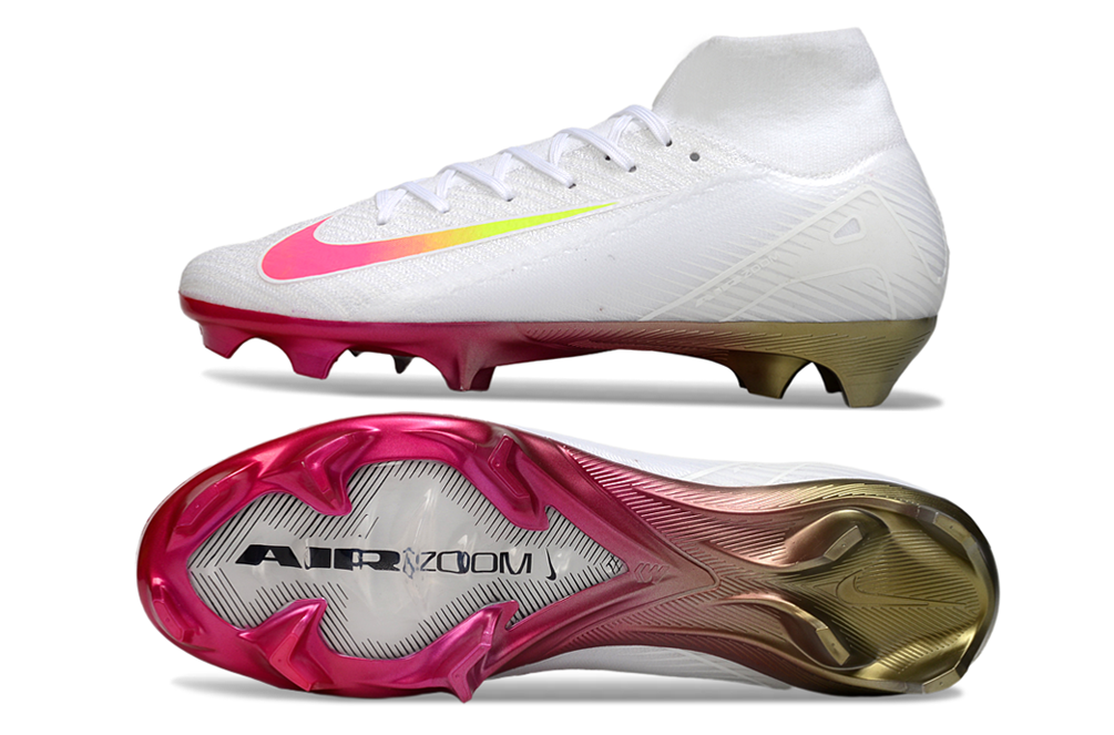 Superfly 10 Elite FG White/Pink