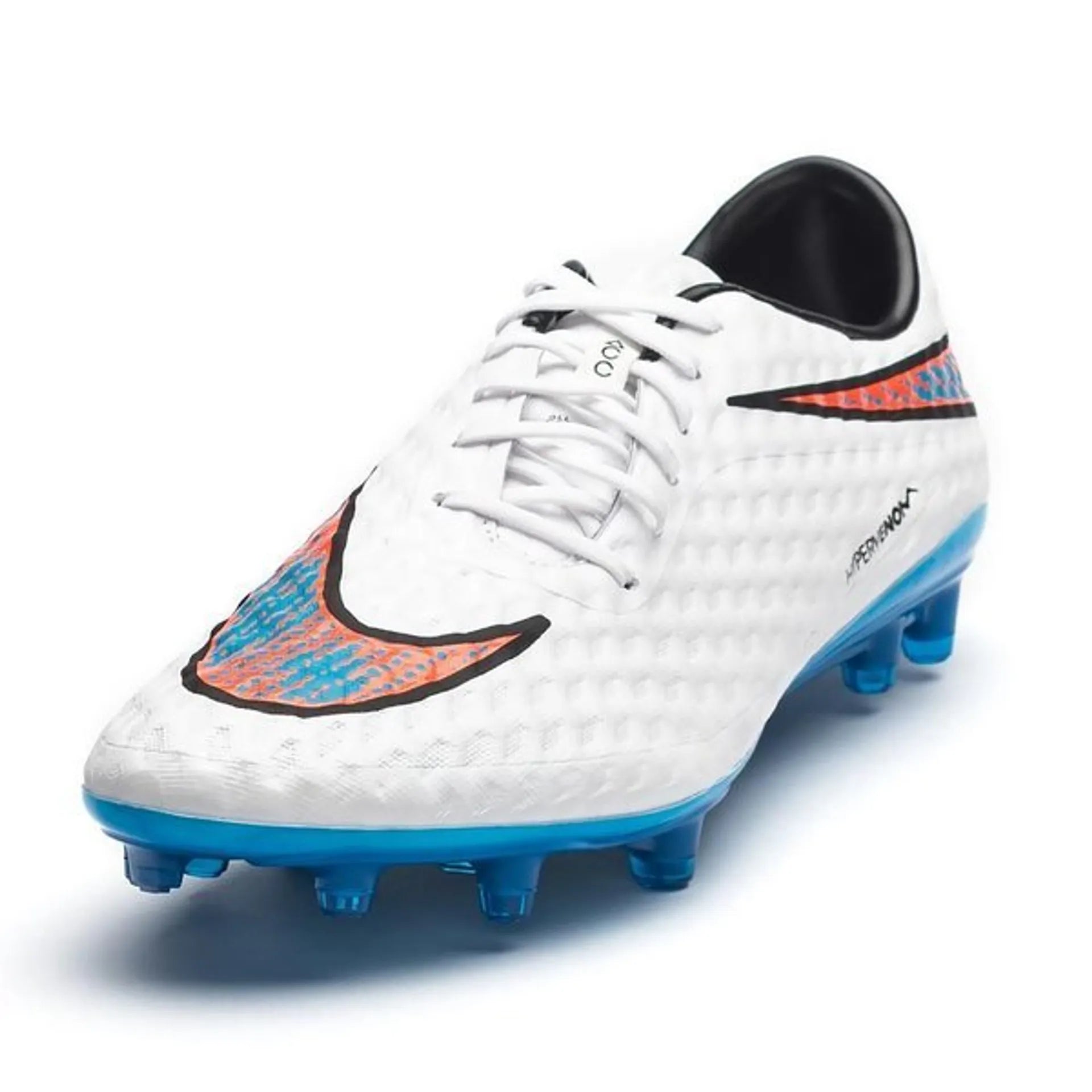 Hypervenom Phantom 1 Elite FG White Blue
