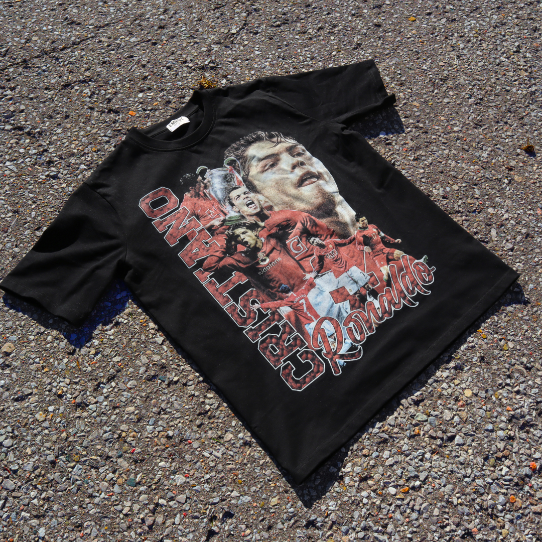 CR7 Vintage Grahpic Oversized Tee