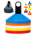 50-Pack Agility Training Cones Set – With Carry Bag & Holder