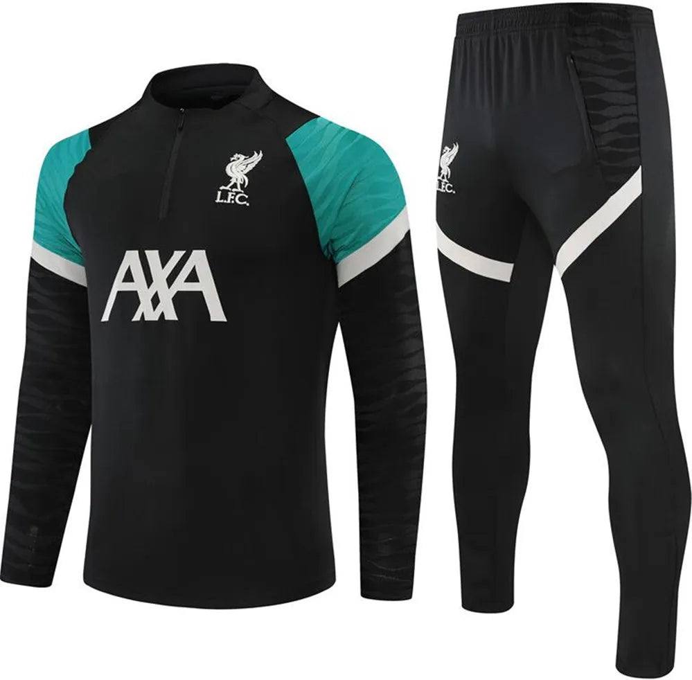 Liverpool 24/25 Black/Green Tracksuit