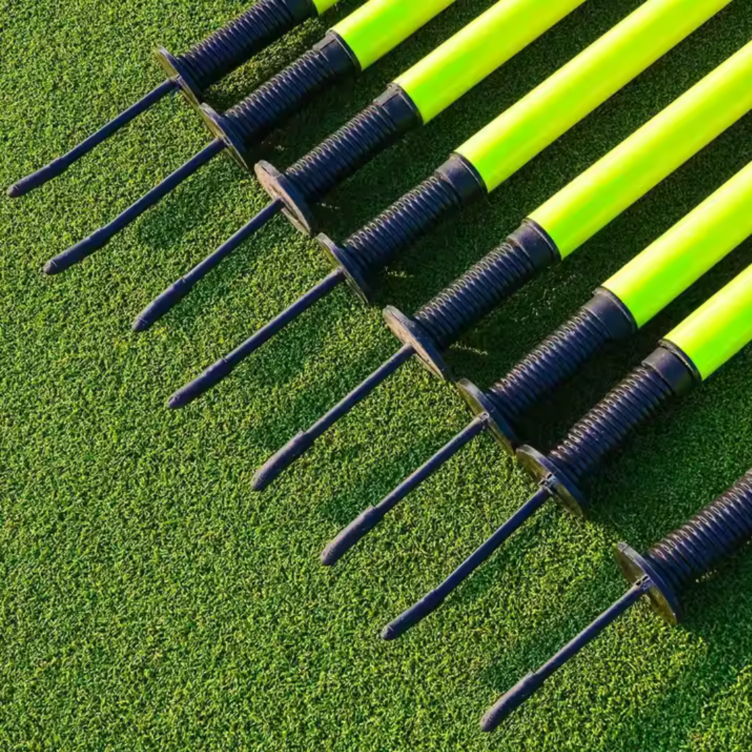 Soccer Agility Slalom Pole Set – Speed & Footwork Training Equipment