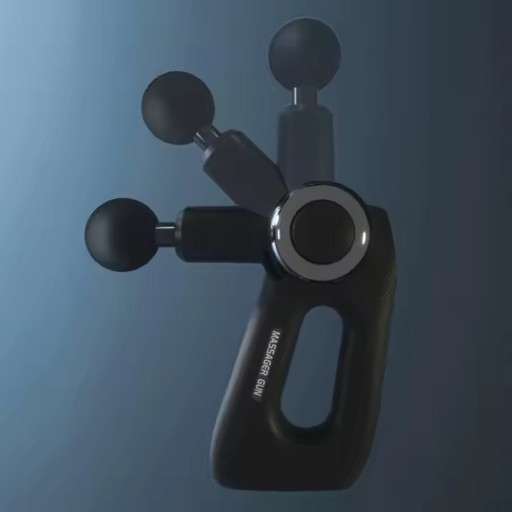 DeepForce Pro Massage Gun – Premium Percussion Therapy with Heat & Cold Attachments