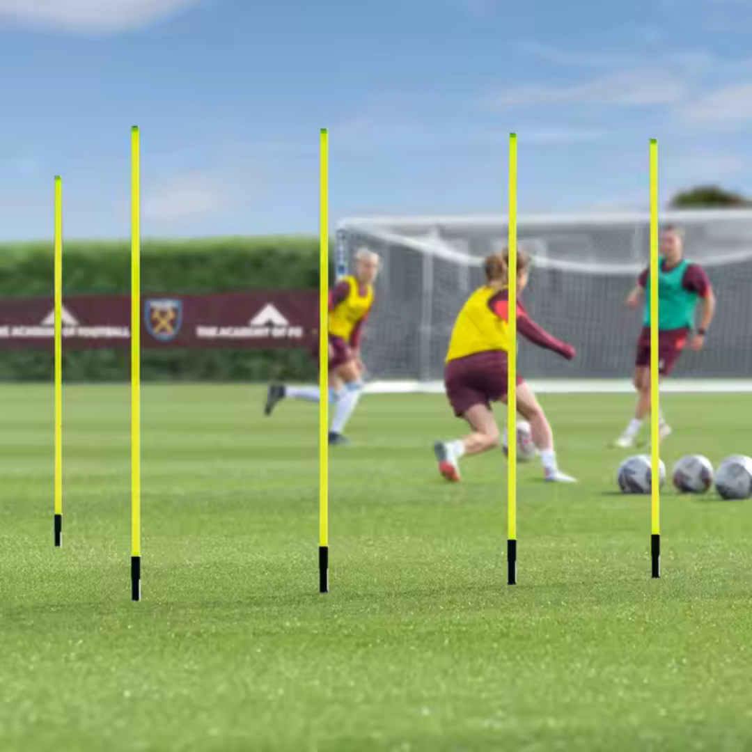 Soccer Agility Slalom Pole Set – Speed & Footwork Training Equipment